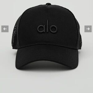 Alo Black Trucker Hat